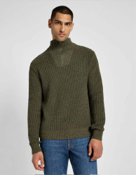 HALF ZIP KNIT MERCANTILE GREEN