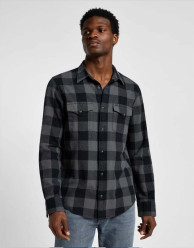 CLEAN WESTERN SHIRT STATIC GRAY