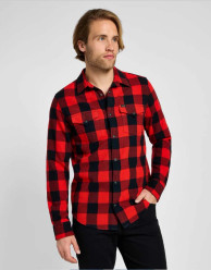 CLEAN WESTERN SHIRT TRUE RED