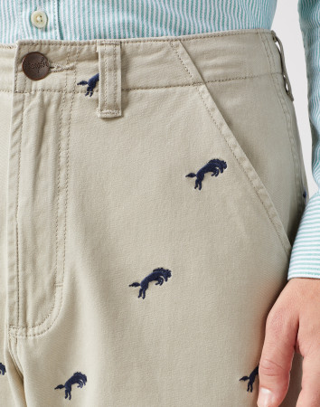 detail PANT PLAZA TAUPE