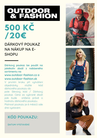 detail DÁRKOVÝ POUKAZ V HODNOTĚ 500 KČ