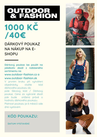 detail DÁRKOVÝ POUKAZ V HODNOTĚ 1000 KČ